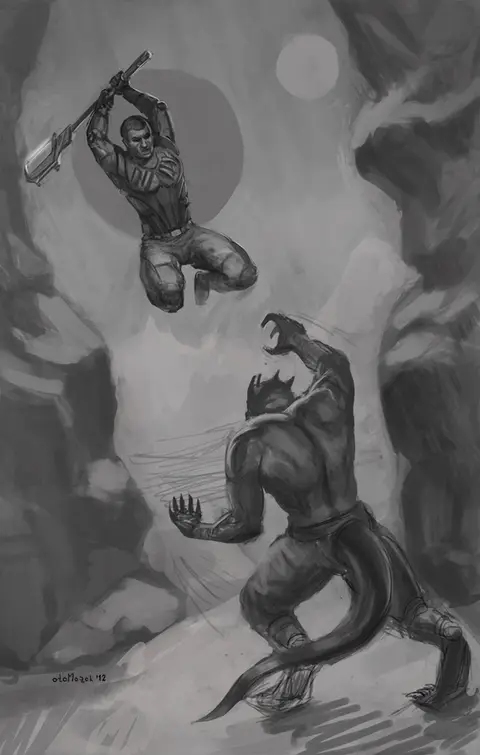 Fight Scene Sketch 3