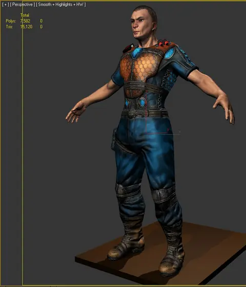 Human Character Armour